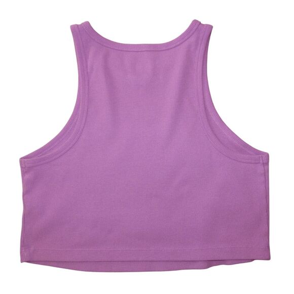 Wild Fable Ribbed Purple Crop Tank Top XL - Picture 3 of 4